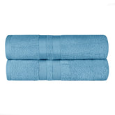 Ultra-Soft Cotton Solid Medium Weight Absorbent Bath Towel Set of 2